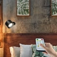 thumbnail image 1 of Vacemry Under $5 Rechargeable Wall Sconce, Battery Operated LED Wall Lamp with 3 Color Temperature, 360° Magnetic Ball Rotation, Remote Control Adjustable Lighting for Bedroom, 1 of 6