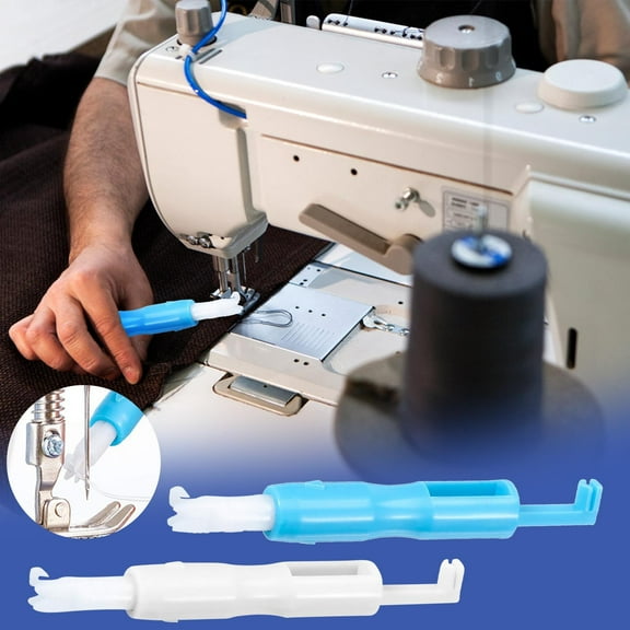 Vacemry Household Sewing Machine Automatic Threader, Needle Threader and Changer, Sewing Tool for Elderly, Crafting Sewing Accessory, Precision Threading Aid