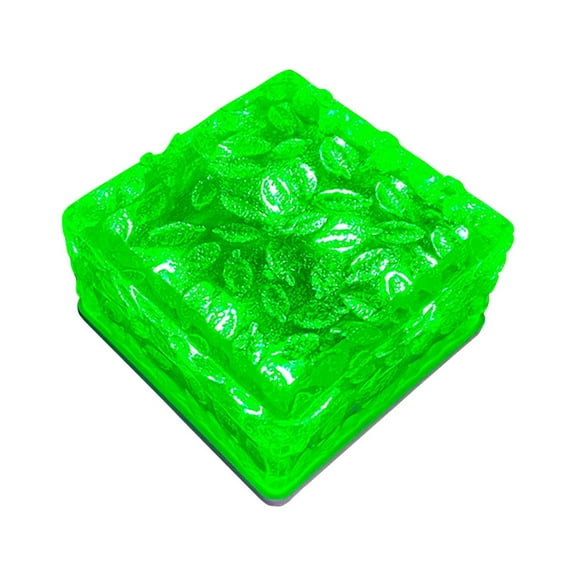 Vacemry Under $5 Solar Deck Light, Outdoor Floor Garden Lighting, IP65 Waterproof Ground Lamp, Automatic Night Illumination, Acrylic ABS Construction for Pathway Patio