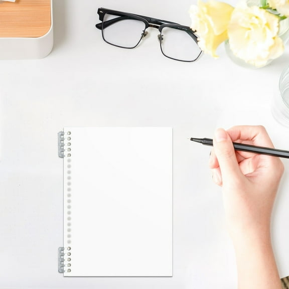 Vacemry Under $5 Spiral Notebook 2 Pack, A5 Size Ruled Paper Journal Writing, Thick Plastic Hardcover Notepad, Study Office Memo Writing Book for Students