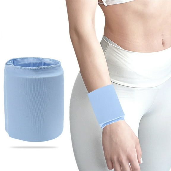 Vacemry Under $5 Sports Wrist Guard, Ice Hot Compress Gel Support for Joint Pain, Reusable Cold Heat Therapy Bracelet, Solid Gel Pack for Injury Recovery