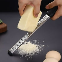 Vacemry Under $5 Stainless Steel Cheese Grater, Handheld Kitchen Shredder for Vegetables Lemon Zest, Ergonomic Grip Design with Non Slip Base, Easy Clean Food Prep Utensil