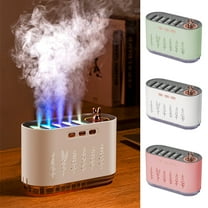 Vacemry Under $5 USB Humidifier, 700ML Cool Mist Humidifier with Humidity Display, Quiet Ultrasonic Humidifier for Bedroom, Office, Plants, Nursery, Desktop, Personal Air Vaporizer