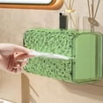 thumbnail image 1 of Vacemry Under $5 Wall Mounted Tissue Box, Bathroom Toilet Paper Holder with Lid, Punch Free Installation Paper Dispenser, Space Saving Storage Solution for Home Office, 1 of 7