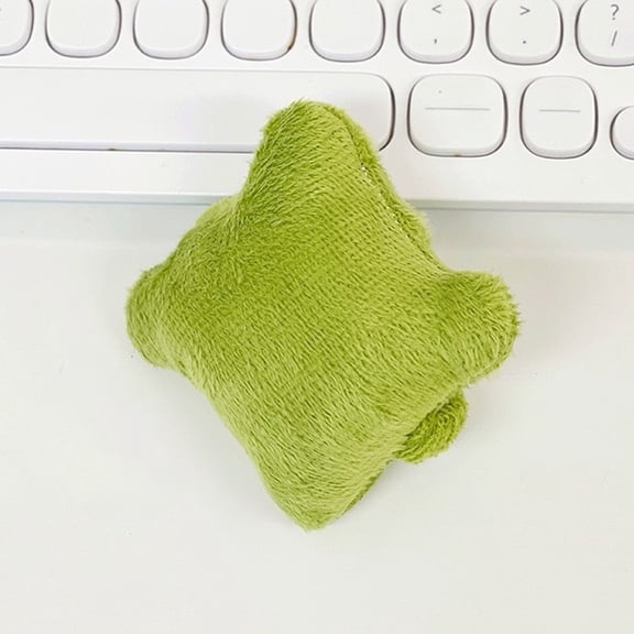 Vacemry Under $5 Wrist Support Pillow, Ergonomic Mouse Hand Relief Cushion for Office Workers, Mini Gel Filled Wrist Rest for Keyboard Typing, Flannel Covered Comfort Pad for Computer Desk