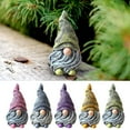 thumbnail image 1 of Vacemry 5Pcs Garden Gnome, Resin Garden Gnome Ornament for Yard and Home Decor, Dwarf Figurine for Lawn and Patio, Decorative Statue for Garden and Landscape, 1 of 9