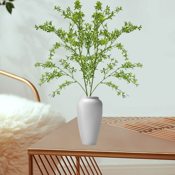 Vacemry Artificial Flower Branch, High Simulation Faux Greenery with Realistic Small Leaves, Fake Plants Stems for Home Office Living Room Bathroom Decor, Long Lasting Flower Arrangement