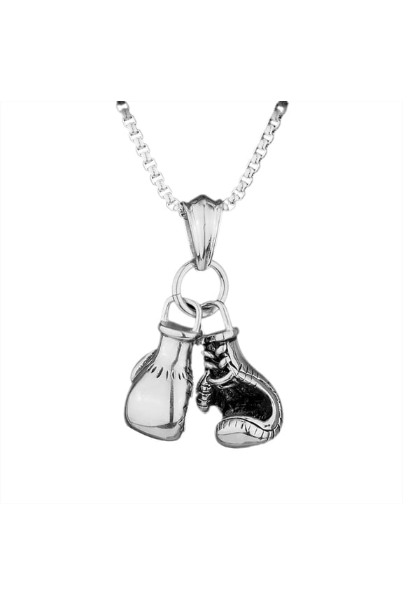 Boxing Glove Necklace, 3D Alloy Pendant Necklace for Sports Enthusiasts, Symbol of Strength and Courage, Adjustable Chain for Men and Women, Unique Gift for Fight Fans