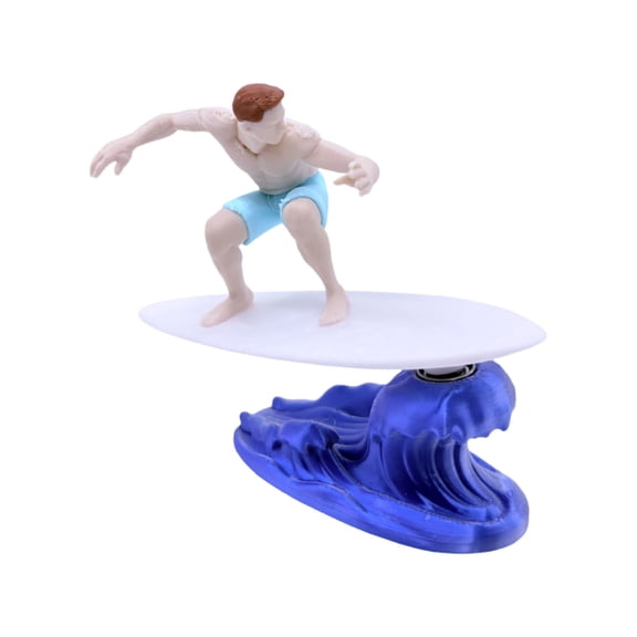 Vacemry Car Dashboard Bobble Head, Surfer Muscle Man Inertial Wobbler Decoration, Realistic Motion Swings for Truck Van SUV Interior, Cool Dashboard Ornament for Office Desk Home Decor