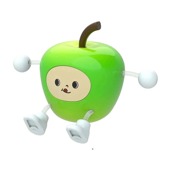 Vacemry Car Dashboard Decor, Bouncing Fruit Dashboard Decoration, Cute Car Interior Accessory, Shake Motion Toy for Windshield, Fun Novelty Vehicle Ornament