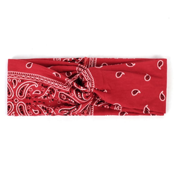 Vacemry Channel Effortless Boho Vibes with This Beautifully Printed Bohemian Headband. The Casual Knotted Design and Vibrant Pattern Make It a Versatile Accessory for Festivals, Beach Days, or