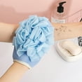 thumbnail image 1 of Vacemry Dual-Sided Bath Gloves, Fine Mesh Loofah Gloves with Adjustable Elastic Wrist for Back Scrubbing and Lathering, Convenient Hanging Storage for Quick Drying, Gentle Exfoliation, 1 of 6