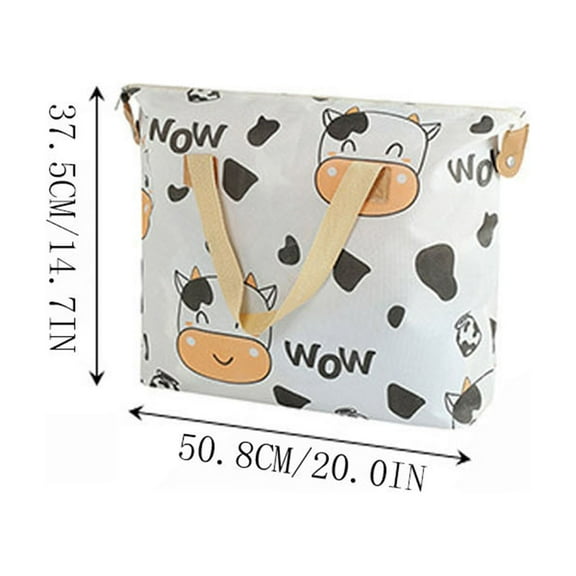 Vacemry Foldable Storage Bucket, Large Capacity Fabric Storage Container with Handles, Breathable for Blankets, Clothes, Toys, Seasonal Items, Collapsible for Easy Space Saving Storage