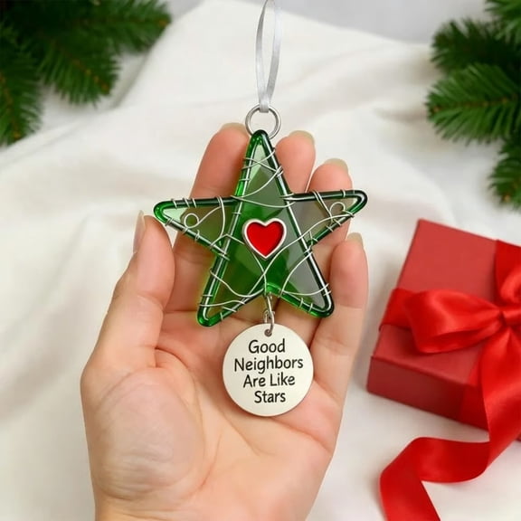 Vacemry Friendship Gift, Acrylic Sea Glass Friendship Gift, Thank You Gift for Close Friend, Decorative Keepsake Ornament, Meaningful Friendship Token, Gift Exchange Present