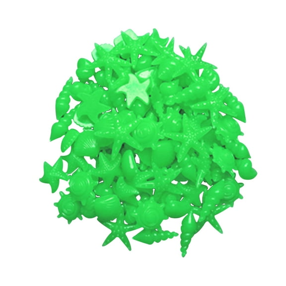 Vacemry Glow in Dark Pebbles, 100 Pcs Luminous Stones for Garden Walkway and Aquarium, Absorbs Daylight and Glows at Night, Creates Magical Outdoor and Indoor Displays