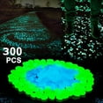 thumbnail image 1 of Vacemry Glow in Dark Pebbles, 300 Pcs Luminous Garden Stones for Pathway, Flower Pots, and Aquarium, Resin Pebbles that Glow at Night, Outdoor and Indoor Decor, 1 of 9