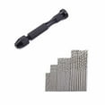 thumbnail image 1 of Vacemry Hand Drill Set, Precision Mini Hand Drill with 10 Twist Drill Bits, Aluminum Alloy Chuck for PCB, Jewelry and Model Making, Portable Manual Drilling Tool for DIY and Craft Projects, 1 of 1