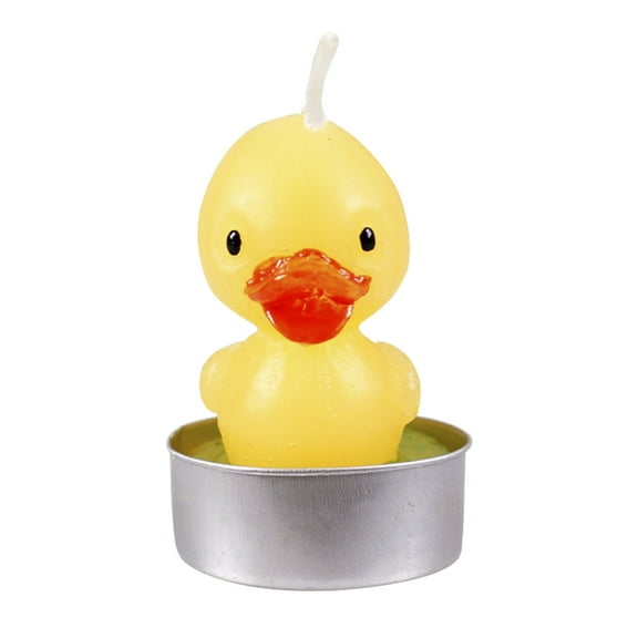 Vacemry Handmade Paraffin Candles in Novelty Animal Shapes, Gorgeous Cute Decor for Birthday Party, Home Decoration, Holiday Weddings, Burns 4-5 Hours, Clean Burning, No Black Smell, Set of 6 Ducks