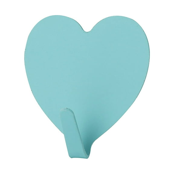 Vacemry Heart Shaped Hook, Adhesive Heart Shaped Wall Hook, Stainless Steel Decorative Hook for Keys Towels, Strong Hold Removable Hook, Cute Heart Hook for Bathroom Kitchen, Multi-Pack Wall Hooks