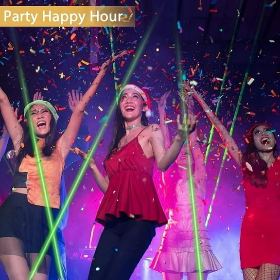 Vacemry Laser Pointer Pen, Long Range Green Beam Laser with USB Rechargeable Battery, Adjustable Focus for Presentation Classroom Teaching Camping Star Pointing