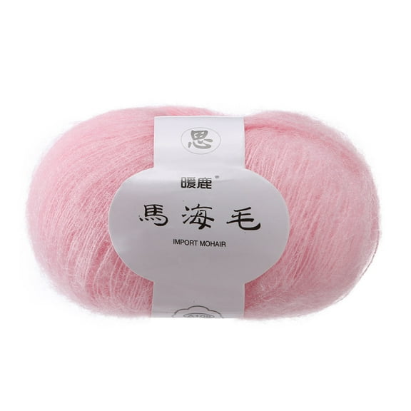 Vacemry Luxury Knitting Mohair Yarn, High-End Fiber for Crochet Projects, Exceptionally Soft with Voluminous Texture, Perfect for Winter Accessories, Gentle Care Recommended for Longevity