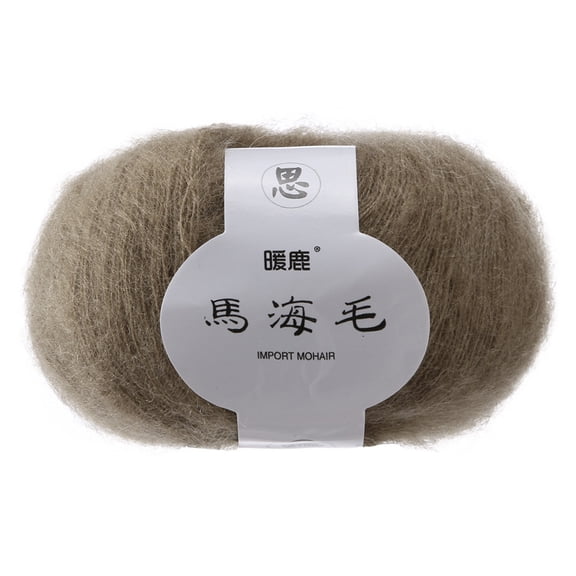 Vacemry Luxury Knitting Mohair Yarn, High-End Fiber for Crochet Projects, Exceptionally Soft with Voluminous Texture, Perfect for Winter Accessories, Gentle Care Recommended for Longevity