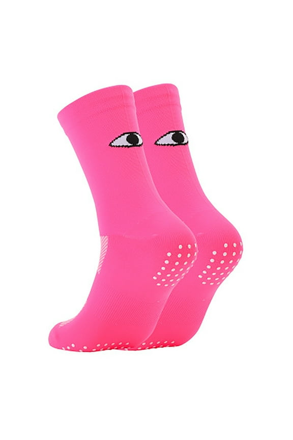 Mid Calf Nylon Wear-Resistant Socks for Men and Women, Breathable Cycling Running Sports Socks for Riding and Training