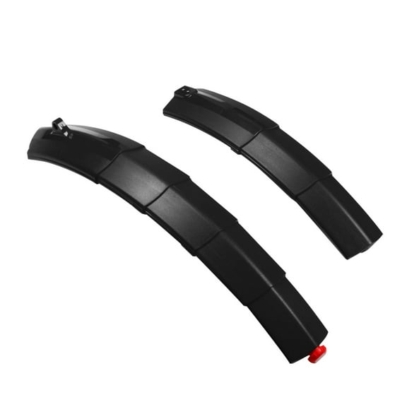 Vacemry Mountain Bike Board with Taillight, Adjustable Length Mudguard for 26 Inch Wheels, Splash Protection, Streamlinedd Design, Detachable, Easy Installation, Reduces Resistance, Safe Riding