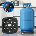 thumbnail image 1 of Vacemry Moving Tray with Wheels, Heavy Duty Plastic Dolly for Gas Cylinders, Flower Pots, Barrels, Storage Bins, Kitchen Shelving, and Appliances, Easy Roll Transport Base, 1 of 6