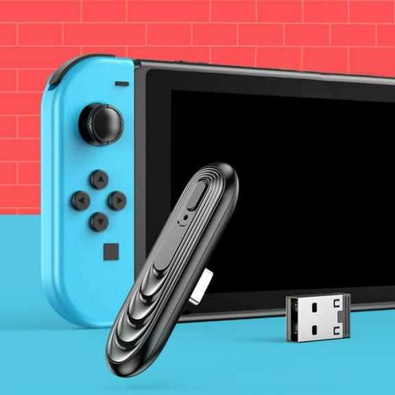 Vacemry Nintendo Switch Bluetooth AdapterBluetooth 5.0 Adapter for Nintendo Switch Lite, Wireless Audio Transmitter for PC, Low Latency HiFi Adapter, Plug Play USB-C Adapter