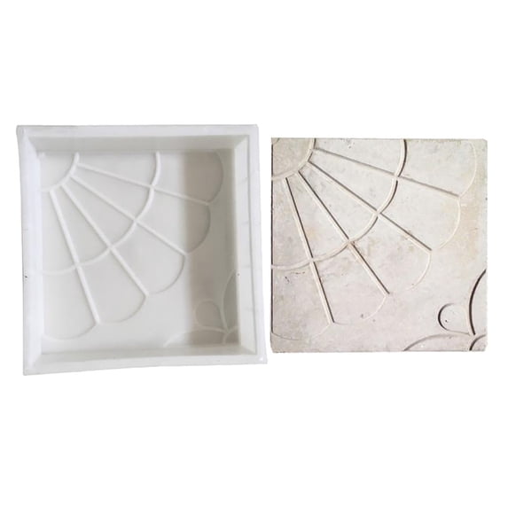 Vacemry Paving Mold, DIY Plastic Paving Mould for Garden Walkway, Concrete Stepping Stone Maker for Pathway Patio, Reusable Heavy Duty Mold for Cement, Easy Release Landscape Tool