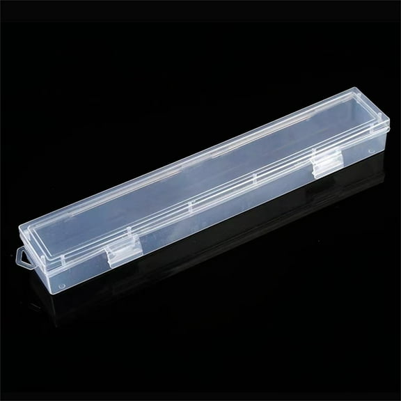 Vacemry Pencil Box For Study And Office, Translucent Plastic Storage Case With Large Capacity For Pens Pencils Markers, Study Supplies Organizer For BoysGirlsAdults