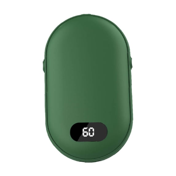 Vacemry Rechargeable Hand Warmer, Rechargeable Dual Sided Hand Warmer with 5200mAh Power Bank, Fast Heating for Outdoor Activities, Intelligent Temperature Control with LED Display