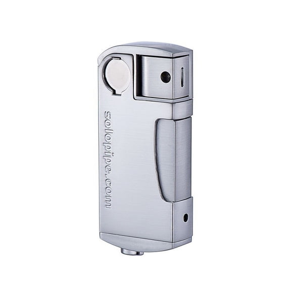 Vacemry Side Ignition Lighter, Side Pressure Ignition Windproof Lighter with Open Flame, Refillable Gas Lighter for Candles, Grills, and Outdoor Use, Easy One-Handed Operation