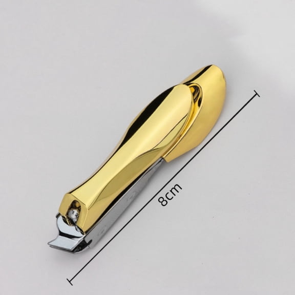 Vacemry Stainless Steel Nail Clipper, Stainless Steel Nail Clippers with Built in Nail File, Nano Blade Precision for Effortless Trimming, Rust Resistant and Durable Construction