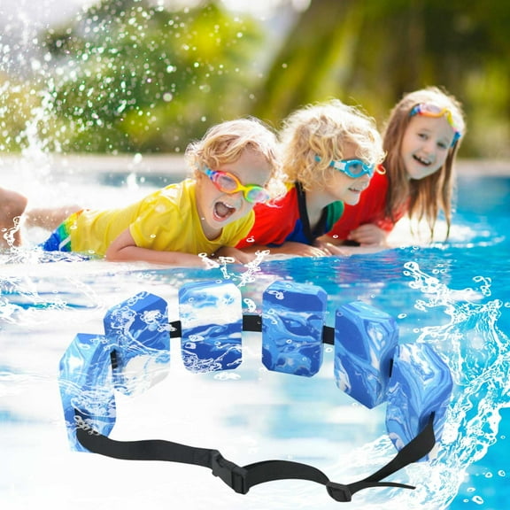 Vacemry Swim Belt Adjustable, Back Buoyancy Board for Swimming Training, Detachable Learning Aid for Beginners, Adjustable Waist Belt for Pool Practice, Flotation Device for Water Fitness