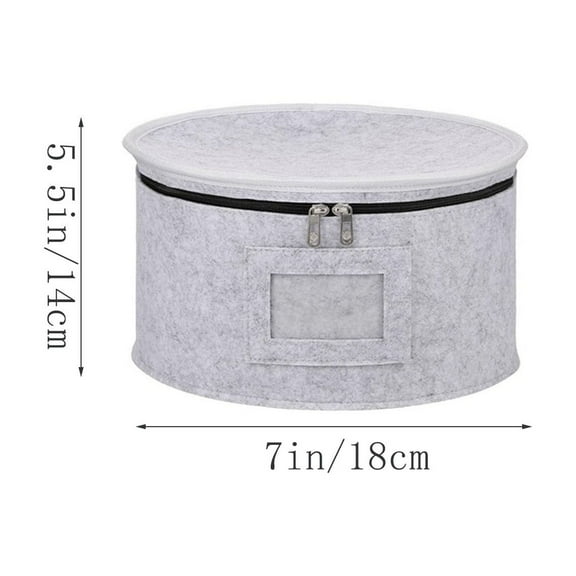 Vacemry Tableware Storage Bag, Felt Tableware Storage Bag Set with Lids, Protective Plate Bowl Cup Organizer for Moving, Kitchen Storage Bags for China Dishes, Multi Size Storage Solution