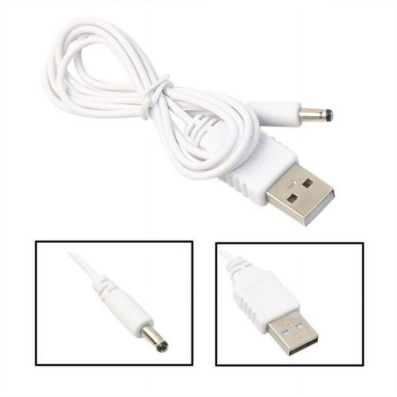 Vacemry USB Power Cable3.5mm x1.35mm Female to USB Type A Male Adapter Power Cable 100CM Length, Converts USB Port to 3.5mm Barrel Power for Small Electronics and Devices