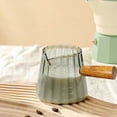 thumbnail image 1 of Vacemry Under $5 Glass Milk Cup, Wooden Handle Condiment Cup with Spout, Mini Coffee Creamer Dipping Sauce Bowl, Seasoning Dispenser for Kitchen, 1 of 7