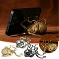 thumbnail image 1 of Vacemry Under $5 Metal Lazy Phone Stand, Golden Octopus Shape Cell Phone Holder, Adjustable Tentacle Phone Dock for Watching Videos Hands Free, 1 of 9