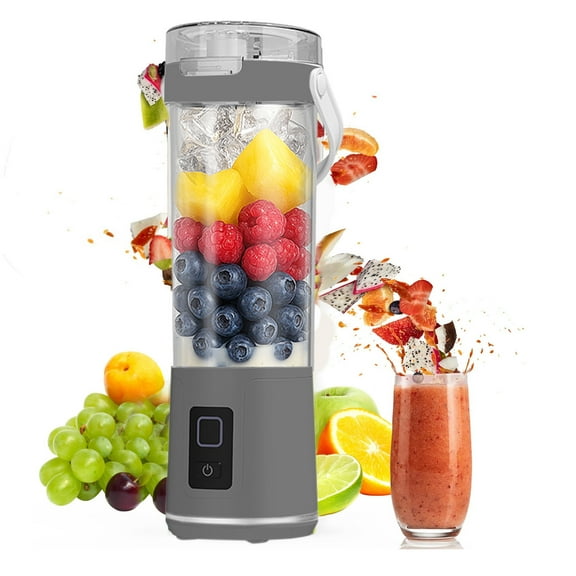 Vacemry Under $5 Portable USB Juicer, Handheld Blender for Smoothies Shakes, 600ml Personal Mixer Cup, Rechargeable Electric Blender for Home Travel