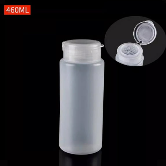 Vacemry Under $5 Seasoning Bottle with Holes, Clear Powder Container with Sprinkler Top, Pepper Cumin Powder Cylinder, Barbecue Spice Shaker Bottle