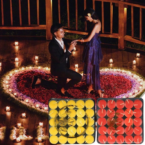 Vacemry Under $5 Small Tea Light Candles, Aromatherapy Floating Wax Warmers, Birthday Party Decoration Candles, Hour Long Burning Tea Wax Lights