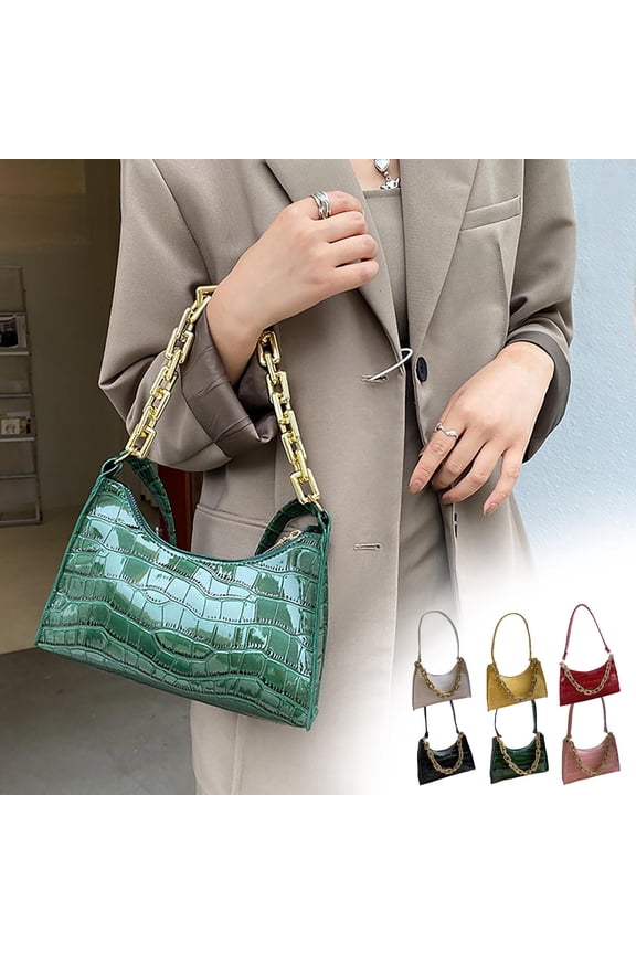 Under $5 Women's Shoulder Bag, Stone Pattern Leather Purse with Large Capacity Fashion Crossbody Handbag for Work Dating Travel and Daily Use