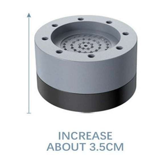 Vacemry Washing Machine Pad, Adjustable Anti Vibration Pads for Washer Dryer, Universal Fit, Shock Absorbing Rubber, Protects Floors Reduces Noise, Easy to Install