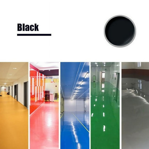 Vacemry Water-Based Floor Paint, Epoxy Coating for Garage, Concrete, and Tile, Quick-Dry Slip-Resistant Finish, Durable Protection Against Stains and Water, Easy Application
