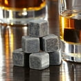 thumbnail image 1 of Vacemry Whiskey Stones Gift Set, Reusable Natural Soapstone Chilling Stones for Drinks, 9-Piece Set with Velvet Pouch, Keep Beverages Cold Without Diluting, Perfect for Whiskey Bourbon Cocktails, 1 of 9
