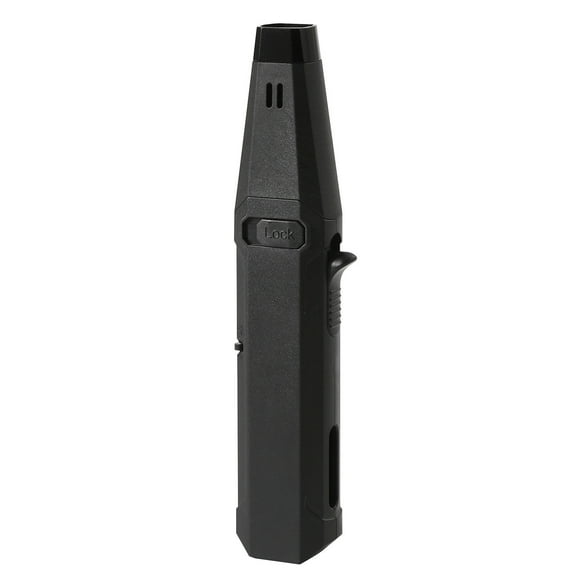 Vacemry Windproof Jet Flame Cigar Lighter, Single Torch Blue Flame for Cigars, Refillable Butane, Adjustable Flame Height, Pocket-Size Design, Reliable Ignition, Perfect for Cigar Aficionados,