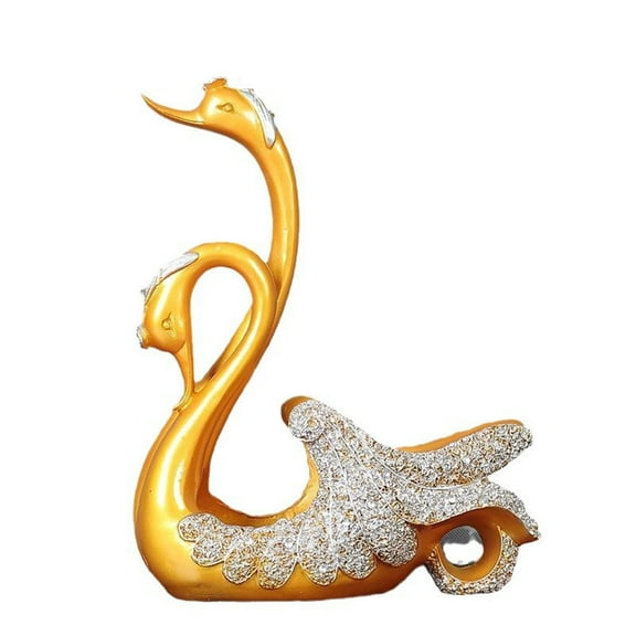 Vacemry Wine Bottle Holder, Swan Shape Metal Wine Bottle Holder, Decorative Wine Rack for Countertop Display, Floating Effect Bottle Stand, Modern Home Bar Decor Craftsmanship