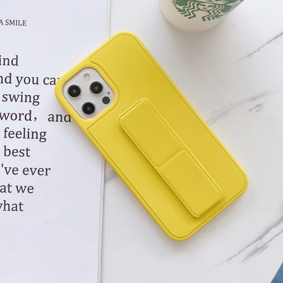 Vacemry iPhone 12 Pro Max Case, Protective Phone Case with Kickstand Handle for Fruit iPhone 12 Pro Max 6.7 Inch, Shockproof Cover with Secure Grip, Supports Wireless Charging, Precise Cutouts